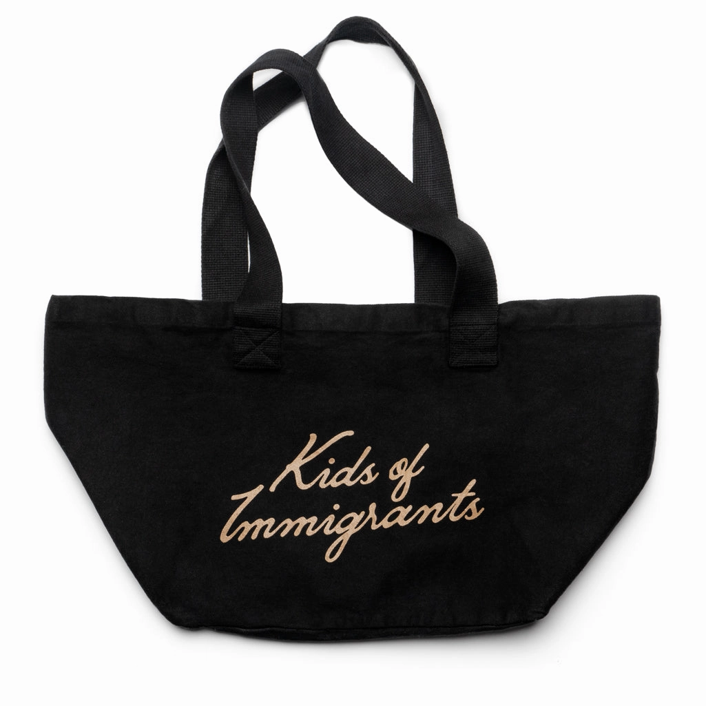 Kids of Immigrants Support Friends Tote - Black