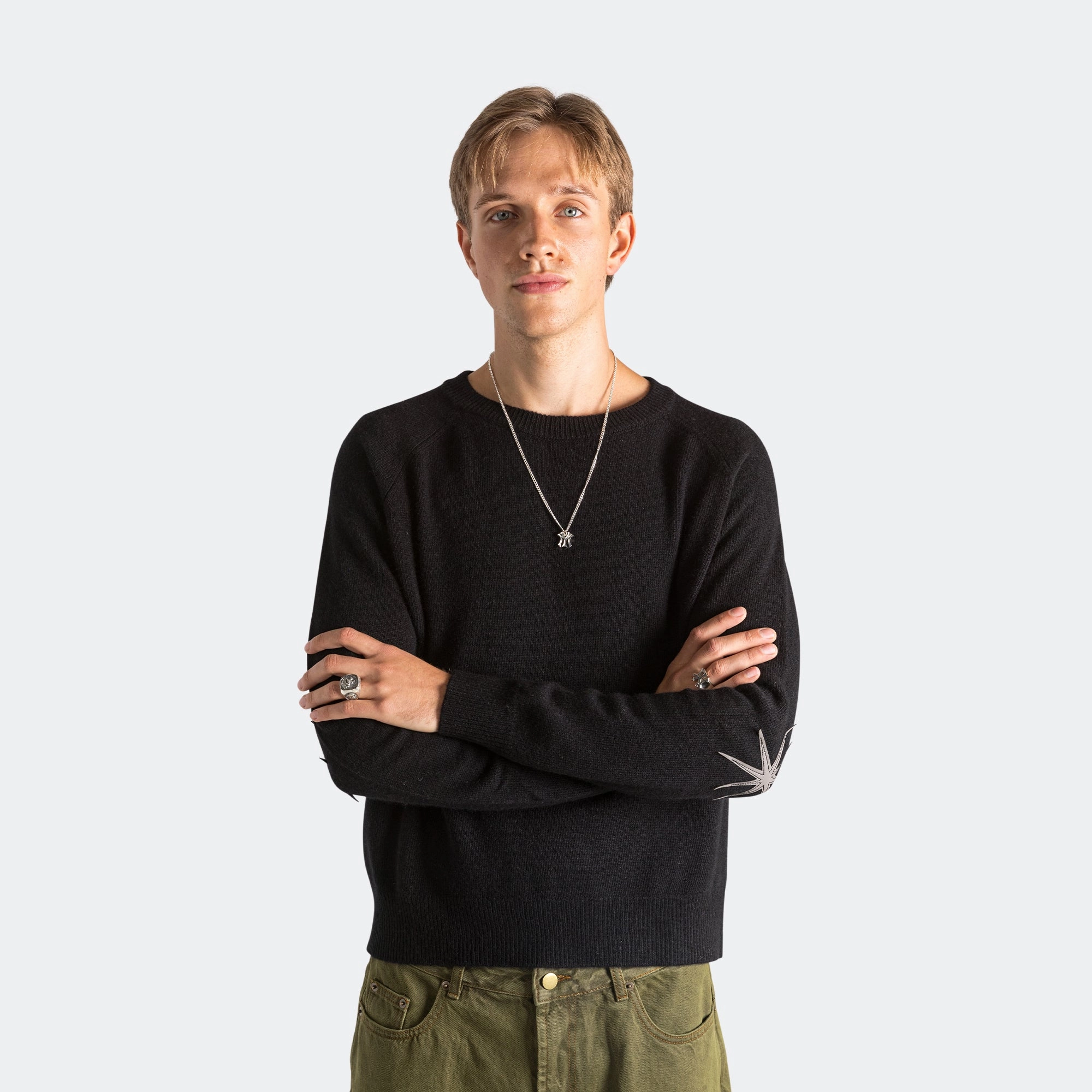 Lambswool Sweater - Black