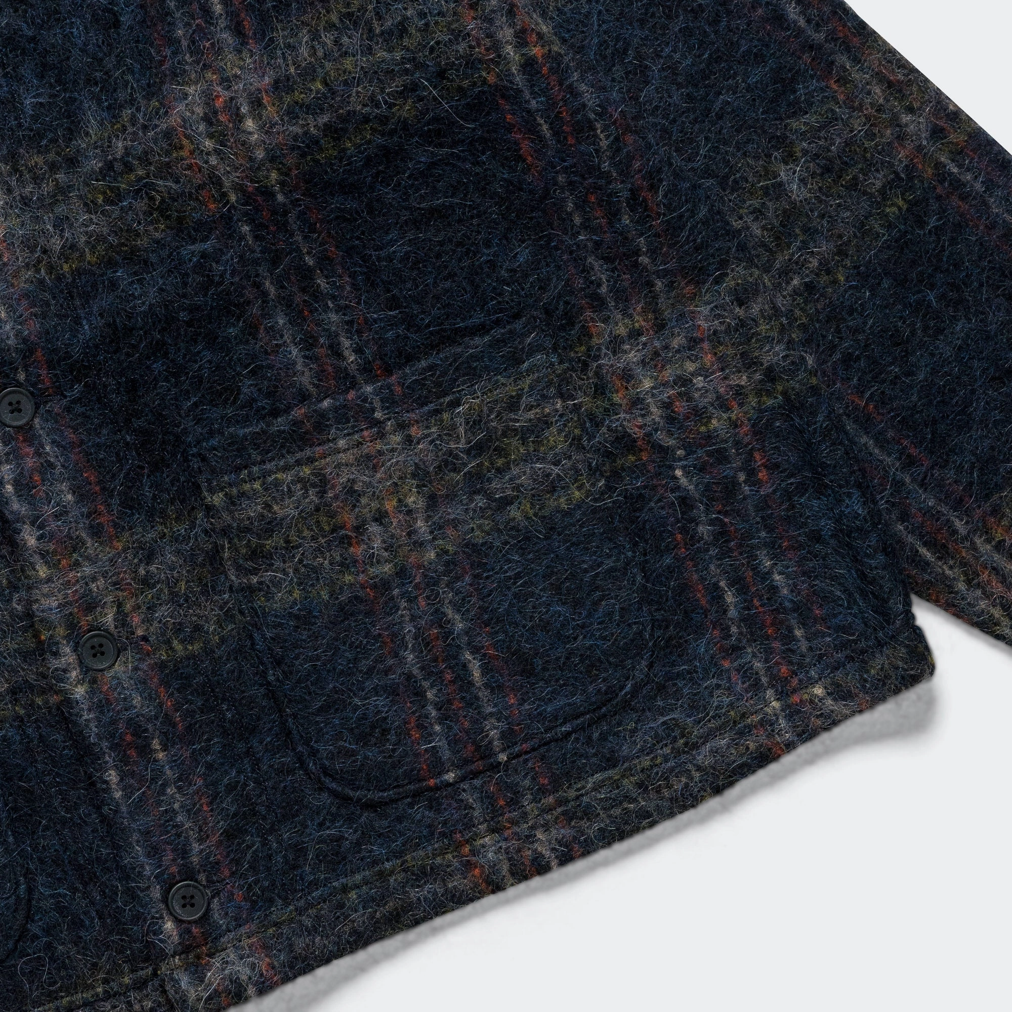 Liner Jacket - Dark Navy Plaid