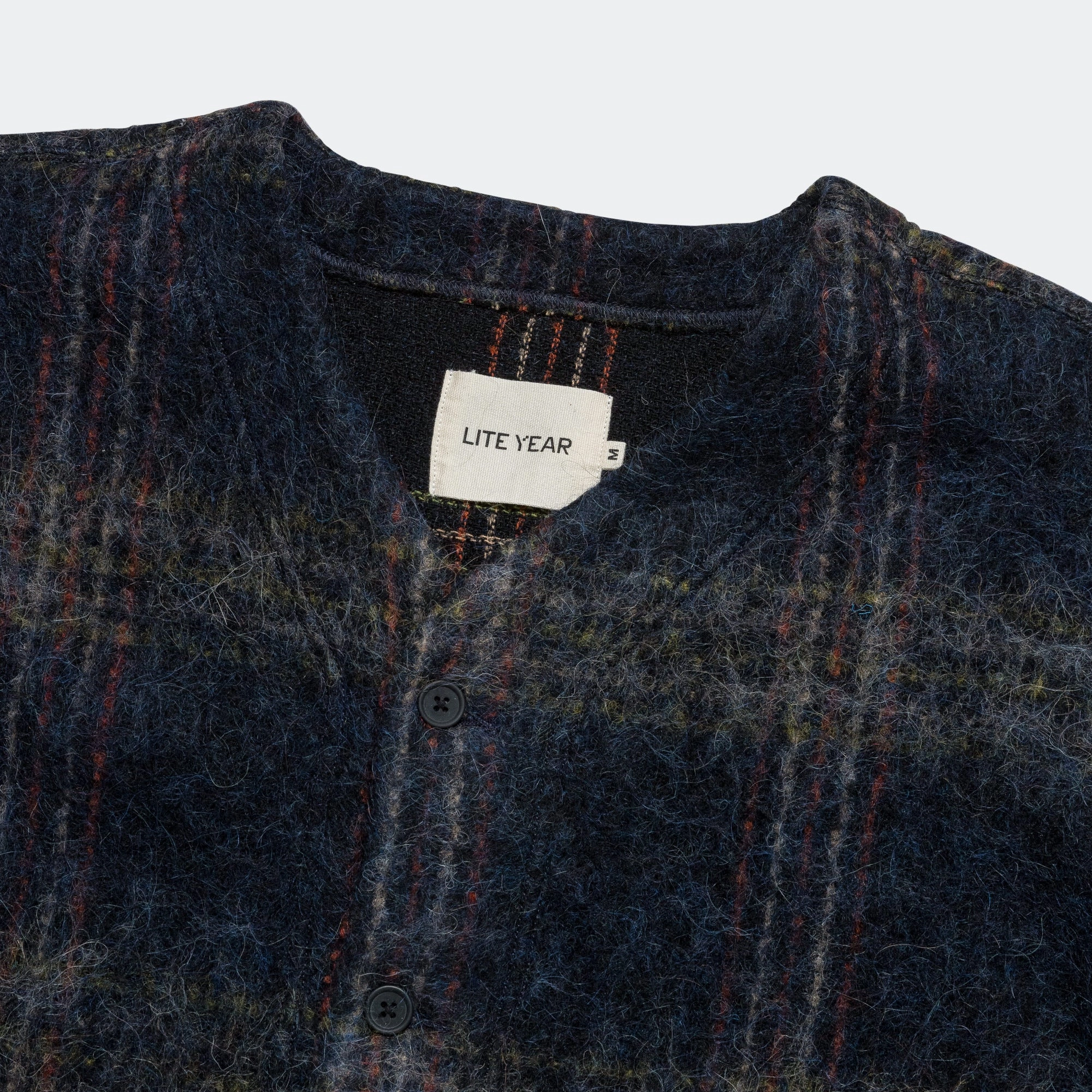 Liner Jacket - Dark Navy Plaid