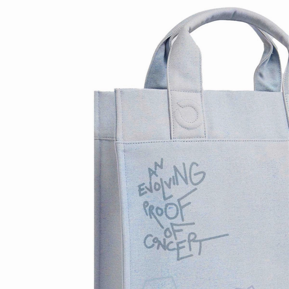 Logo Beach Tote 'Ice Blue'