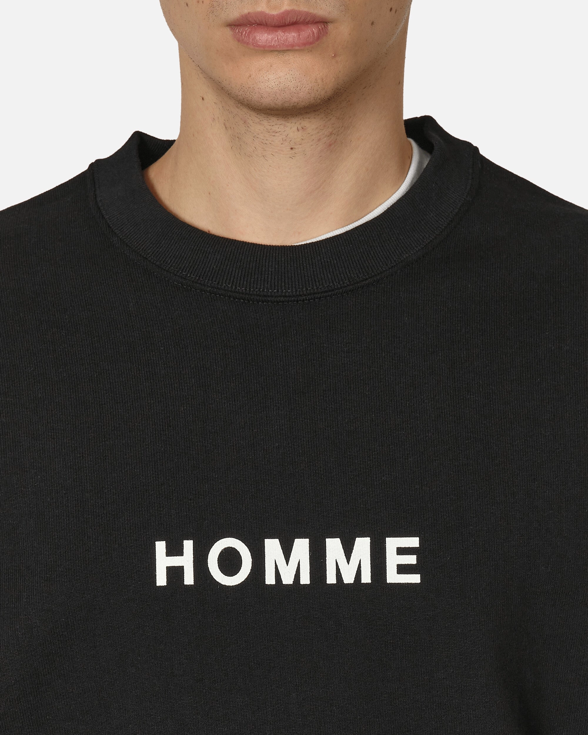 Logo Crewneck Sweatshirt Black