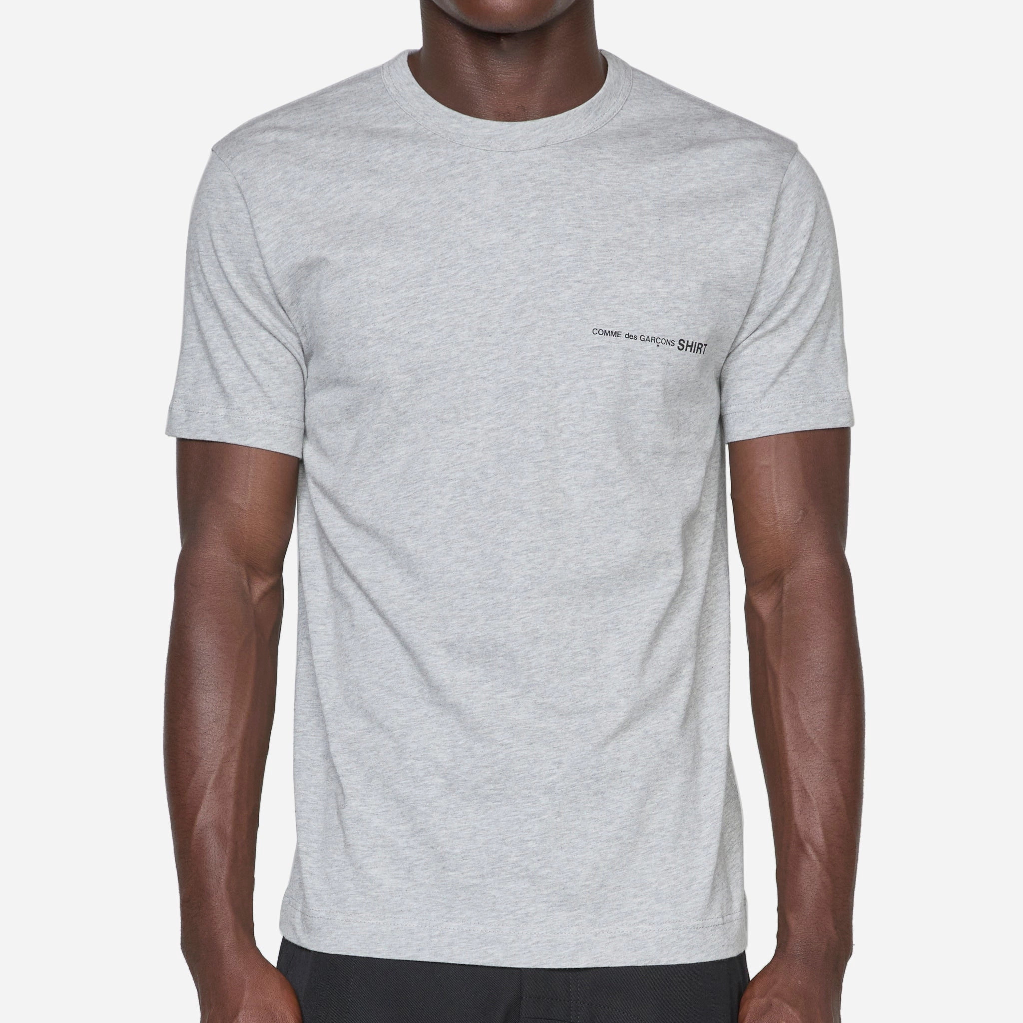 Logo T-Shirt Top Grey