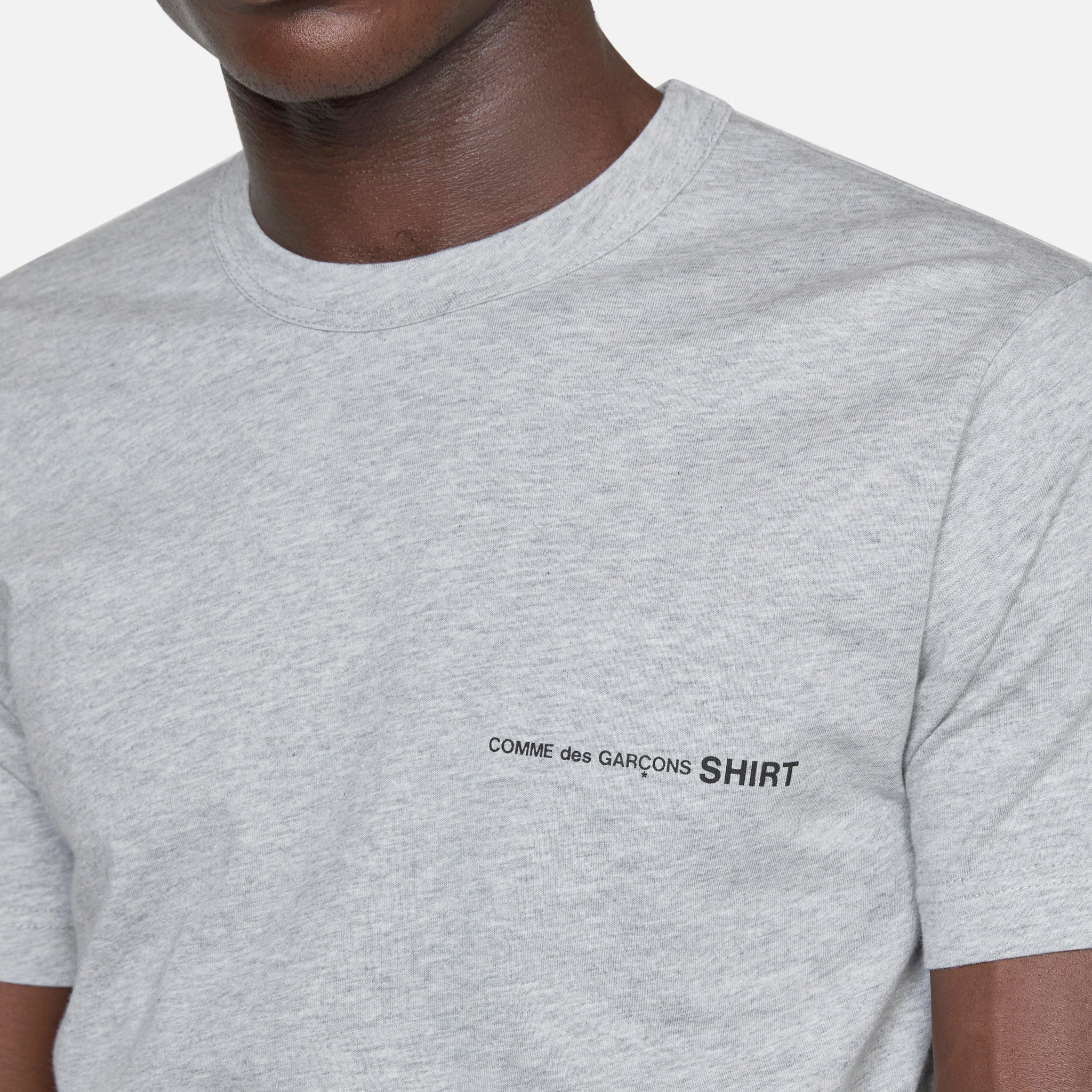 Logo T-Shirt Top Grey