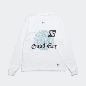 LS T-Shirt x Race Service - Optical White