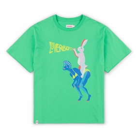 Mad Bunny Tee 'Green'