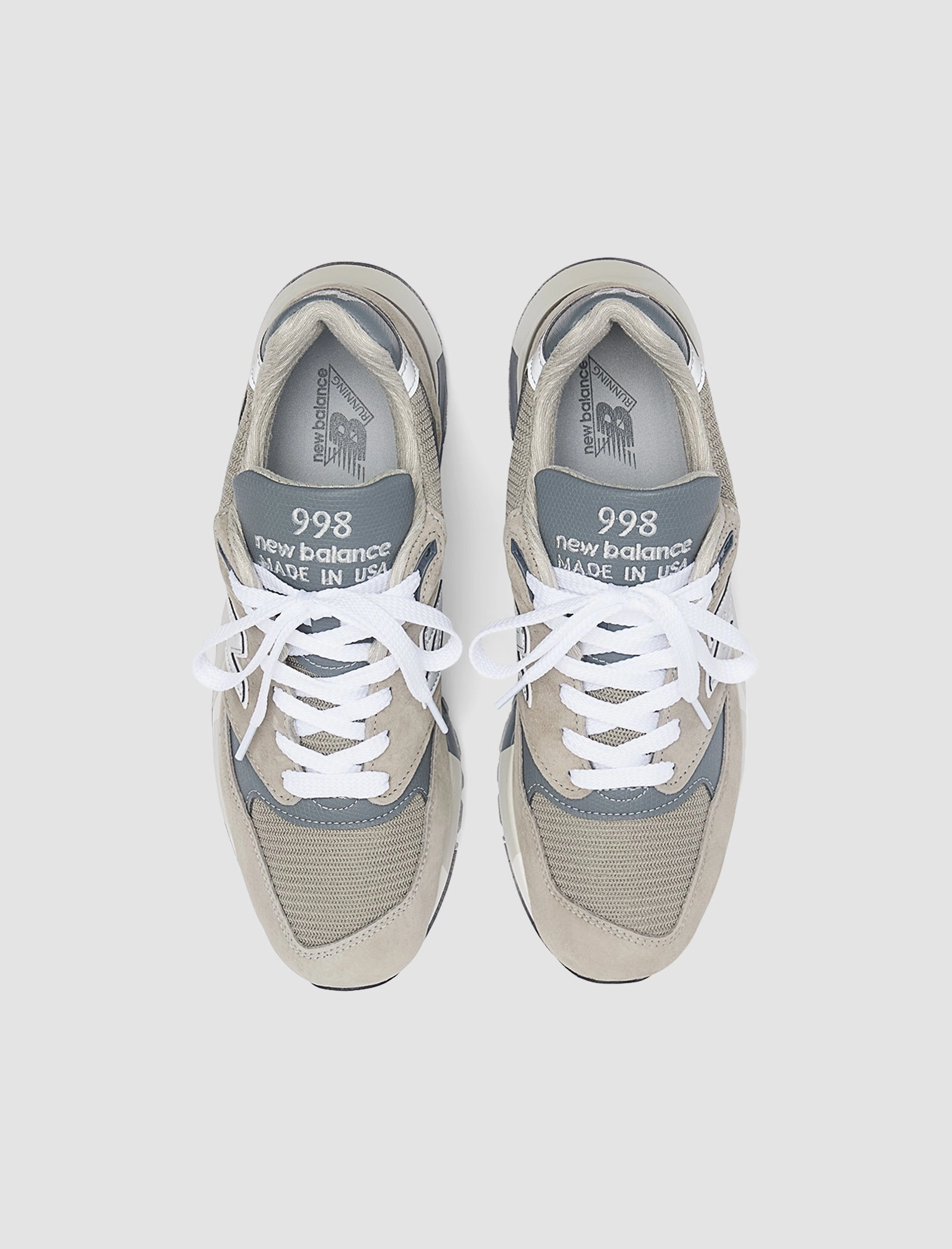 MADE IN USA 998 GREY/SILVER