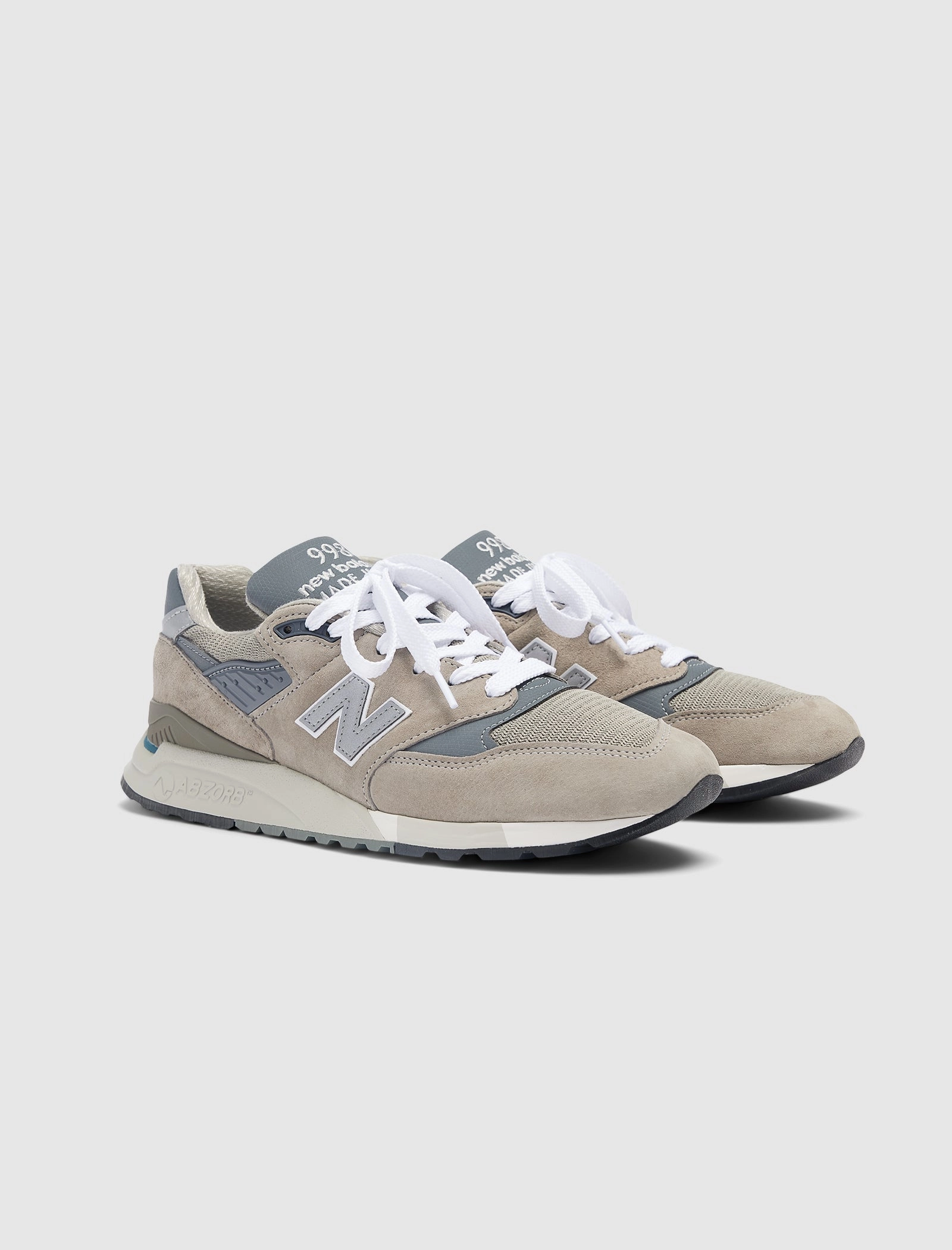 MADE IN USA 998 GREY/SILVER