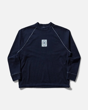 Men's Indigo Fleece Logo Sweatshirt Blue