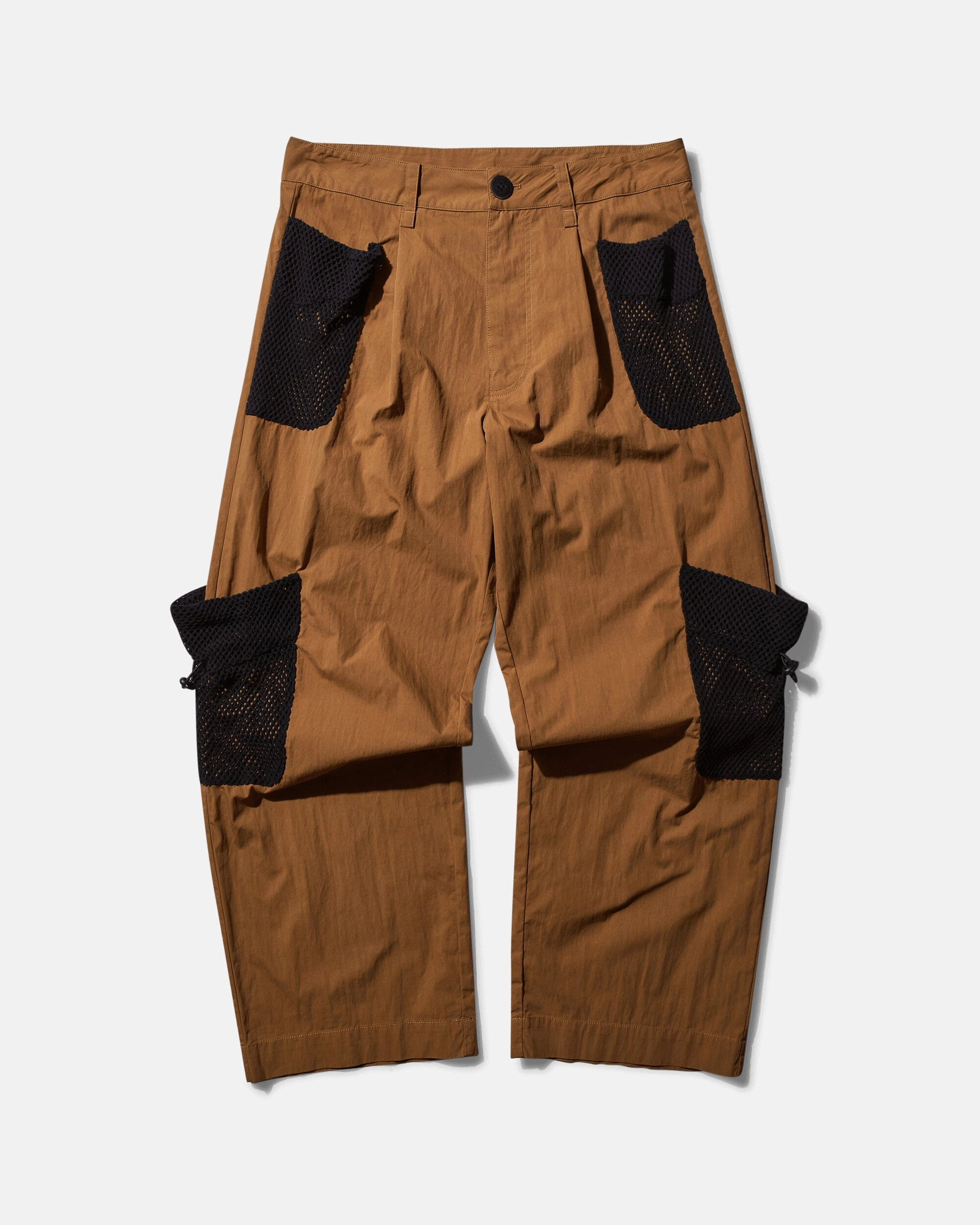 Men's Net Pocket Cargo Pants Caramel