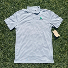 Men's Nike Victory Light Gray Dri-Fit Polo