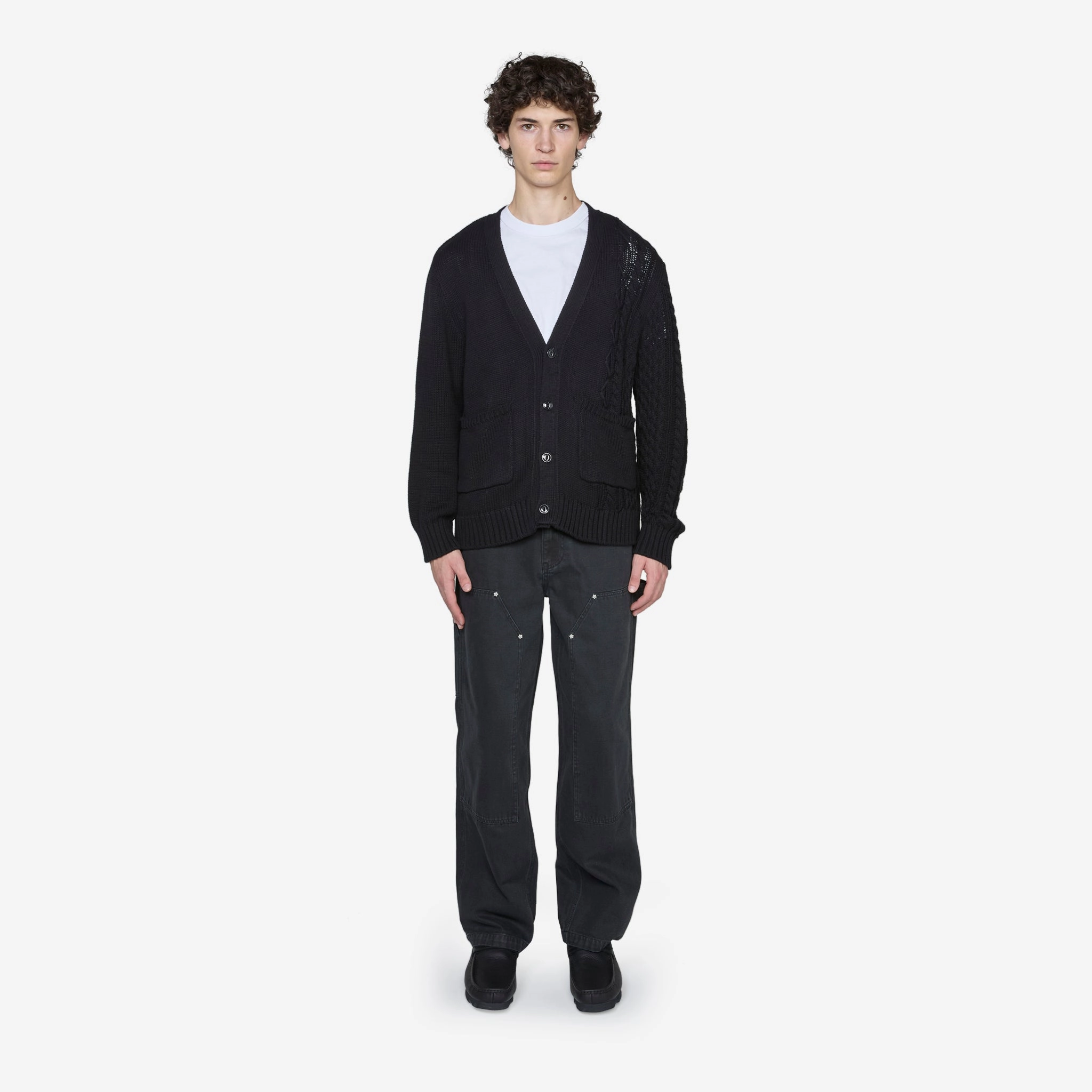 Merge Cardigan Black