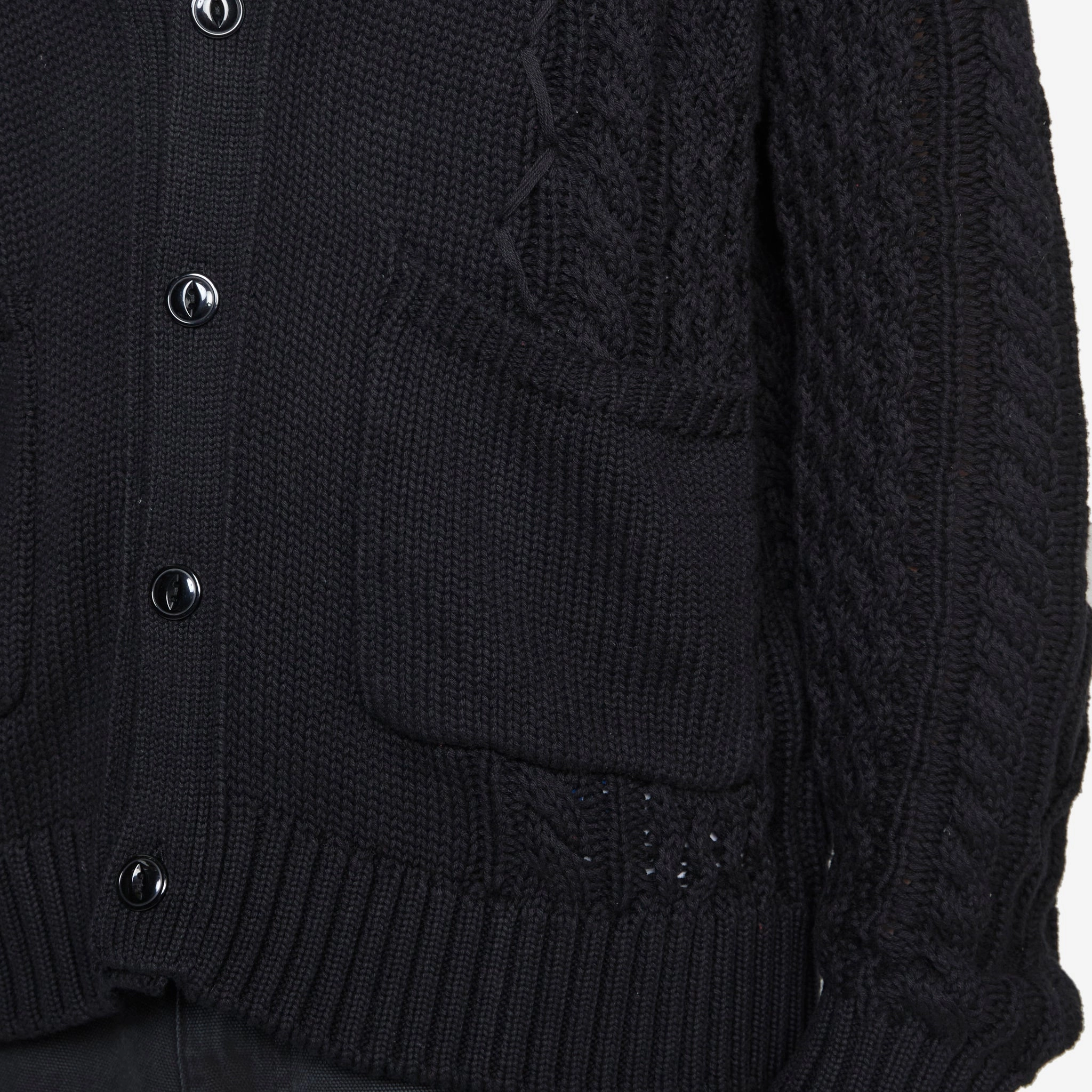 Merge Cardigan Black