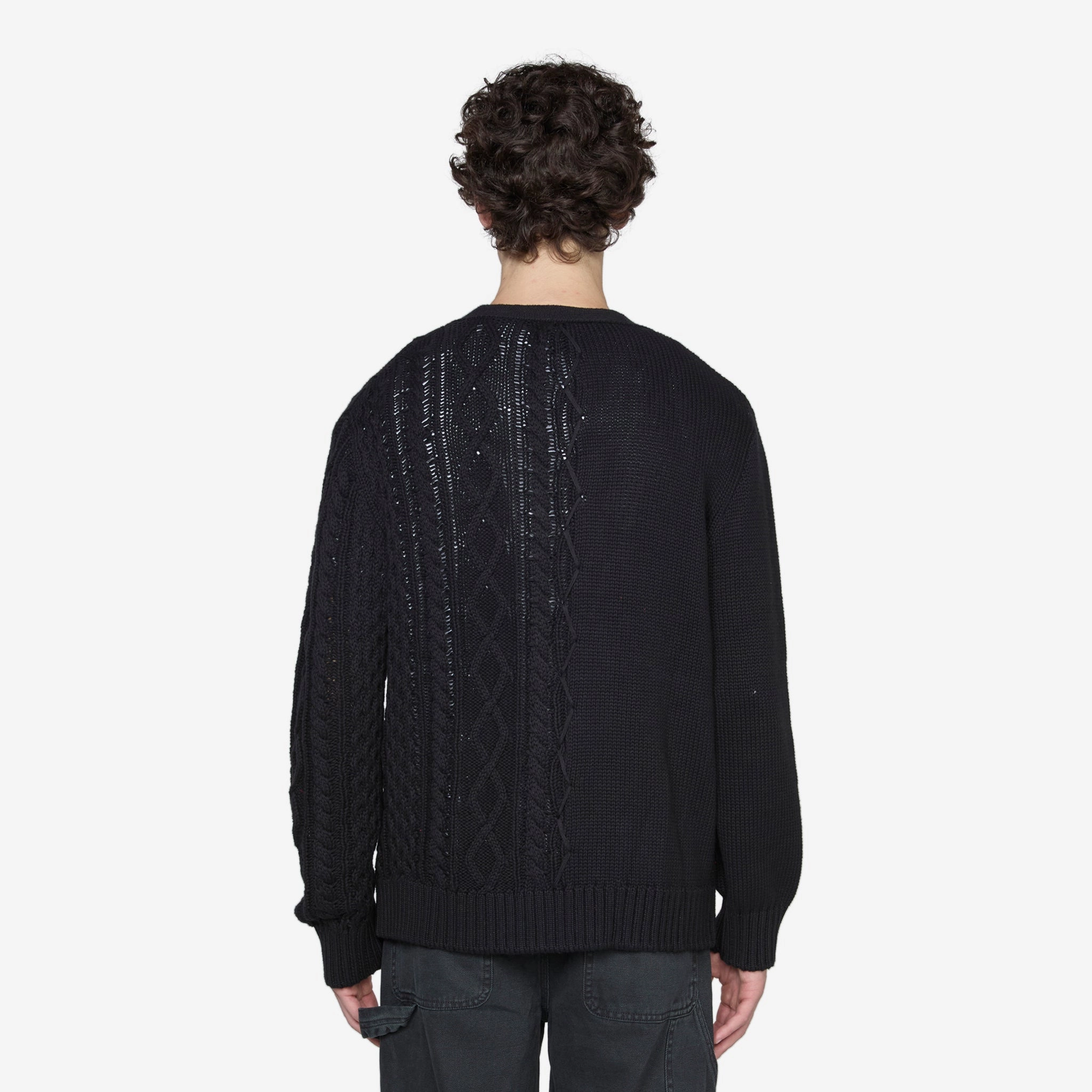 Merge Cardigan Black