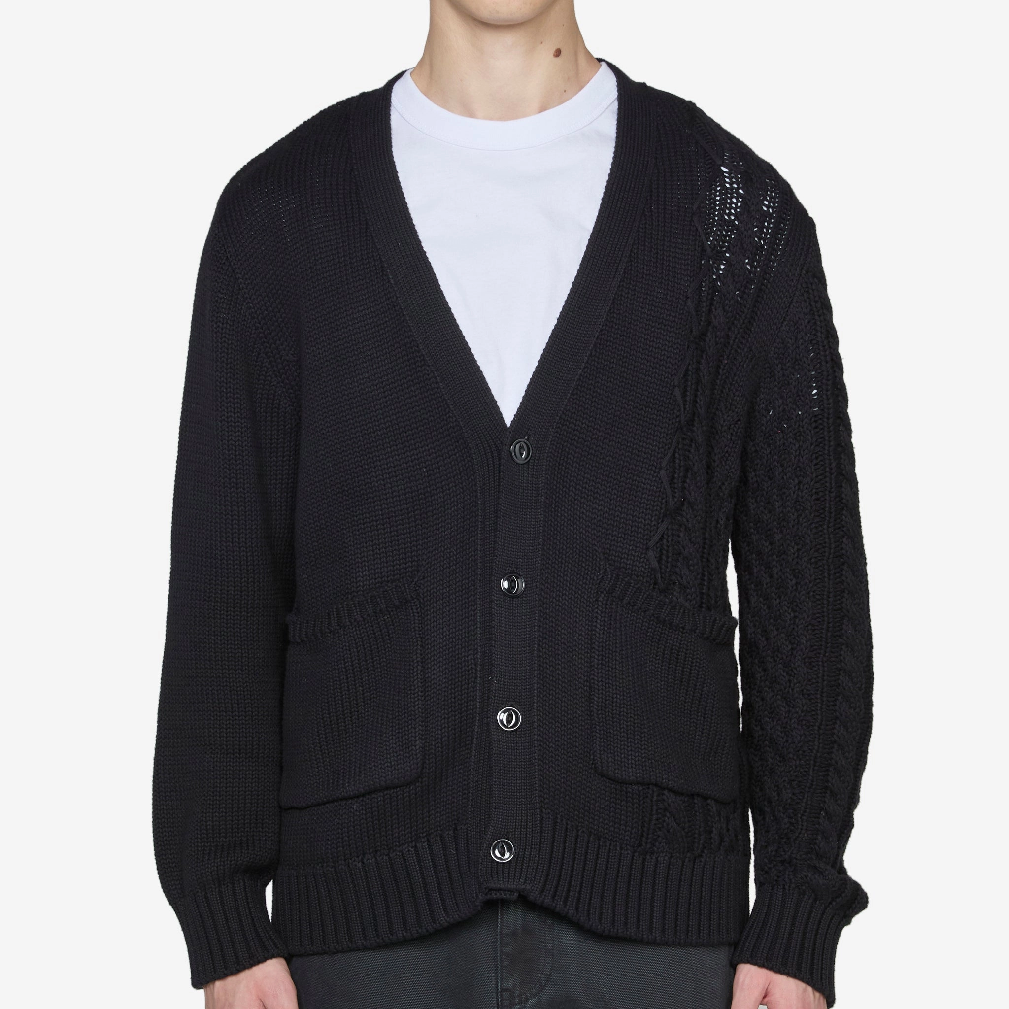 Merge Cardigan Black