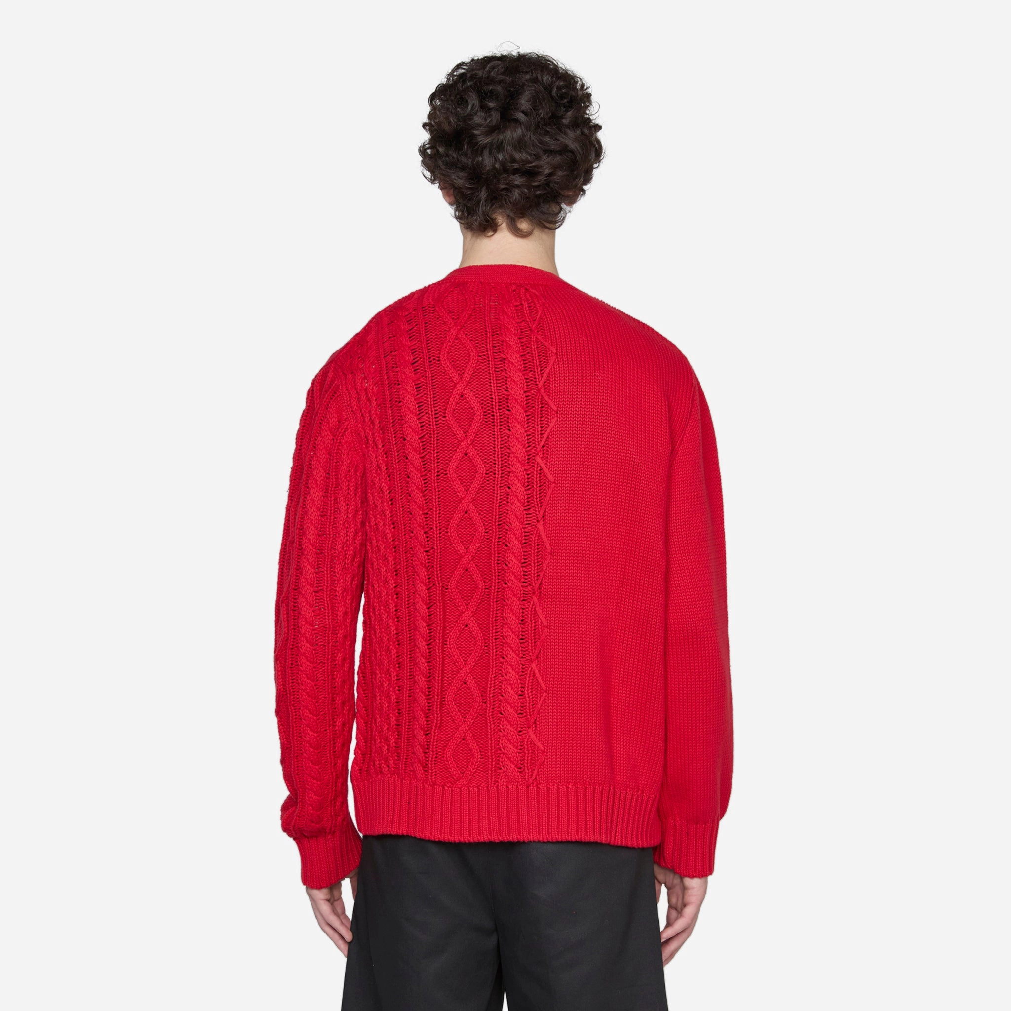 Merge Cardigan Red