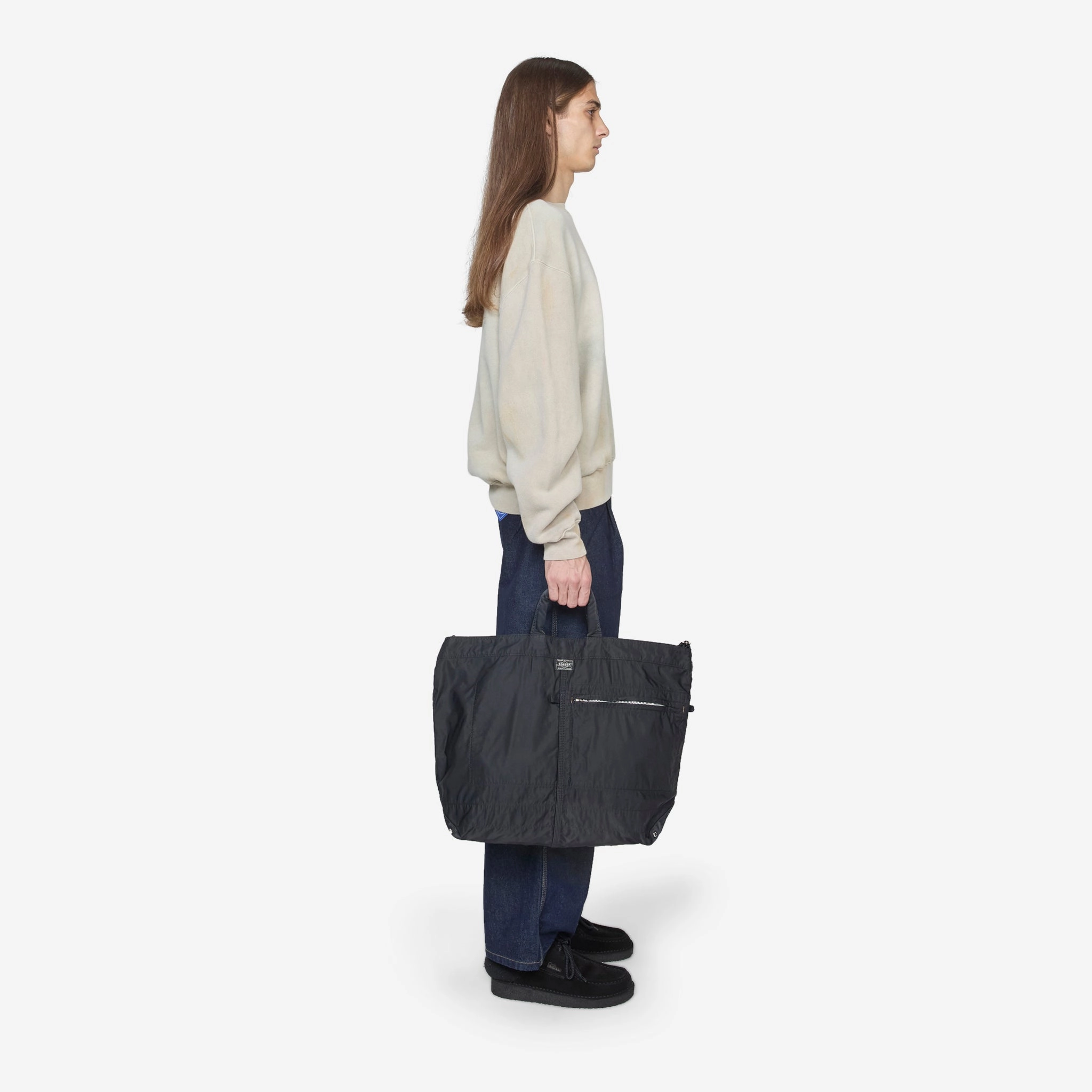 Mile 2-Way Tote Bag Black (L)
