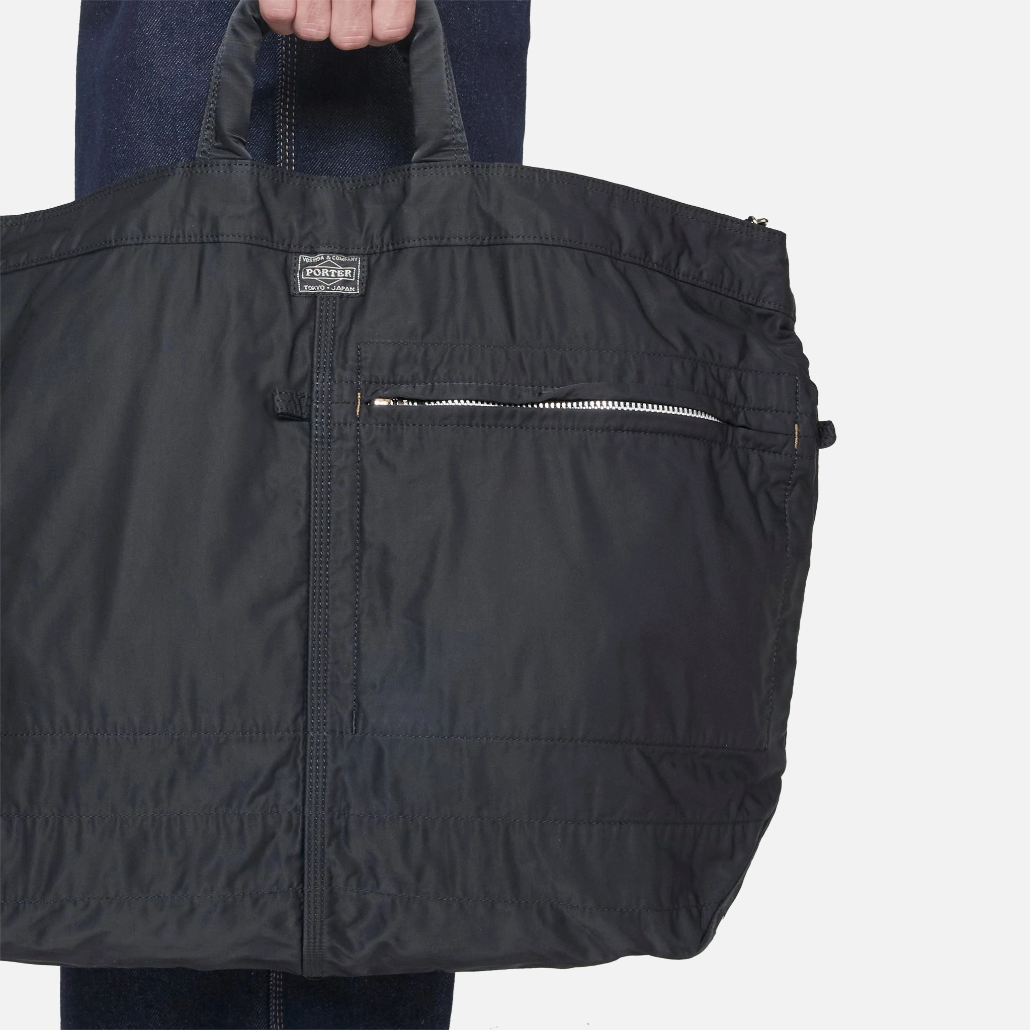Mile 2-Way Tote Bag Black (L)