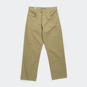 Mogens Relaxed 5 Pocket Heavy Twill - Moss Green