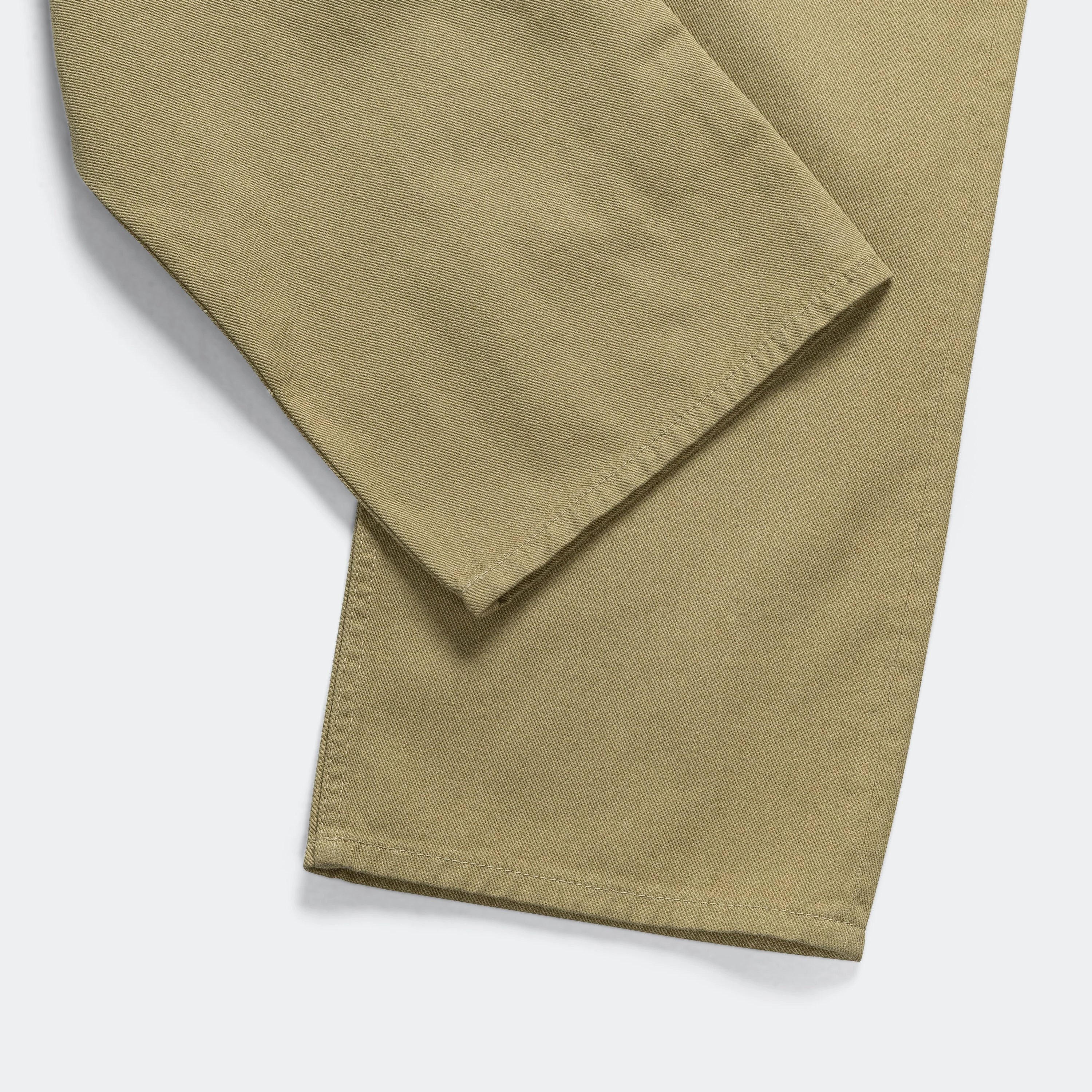 Mogens Relaxed 5 Pocket Heavy Twill - Moss Green