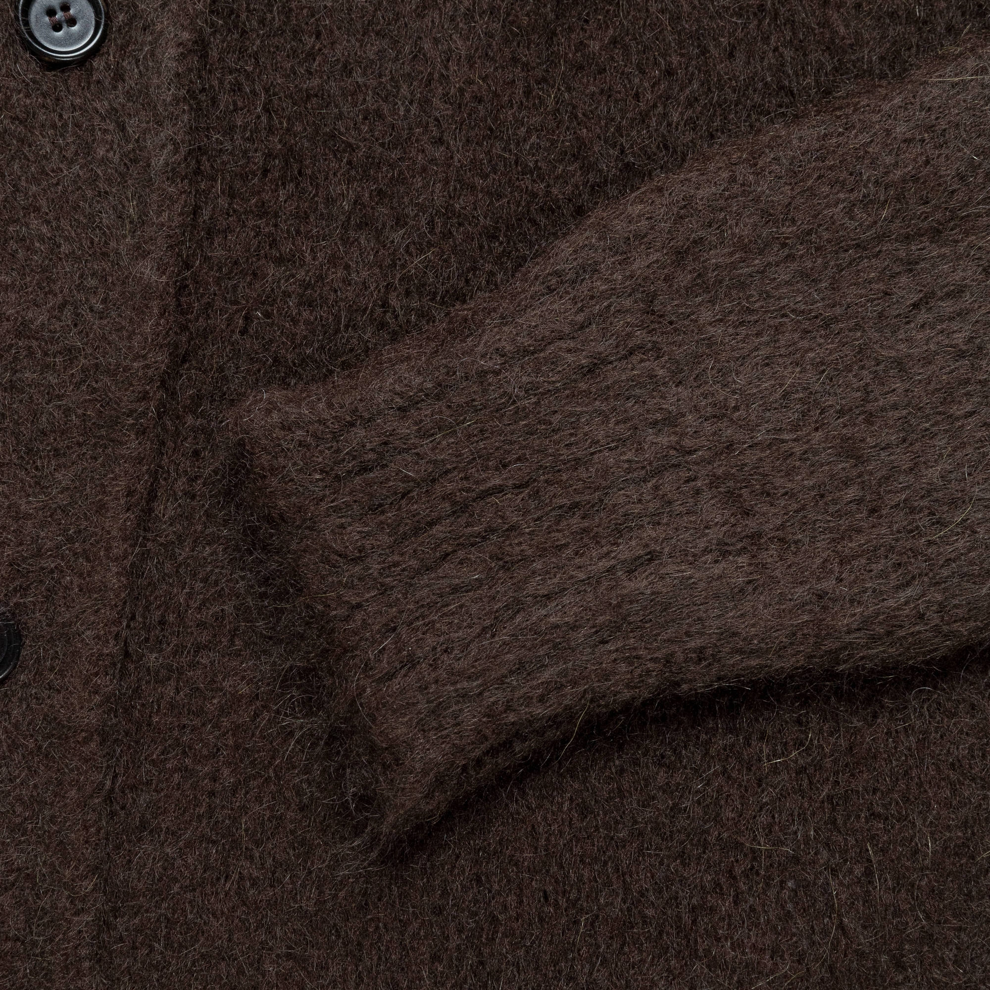 Mohair Cardigan - Brown