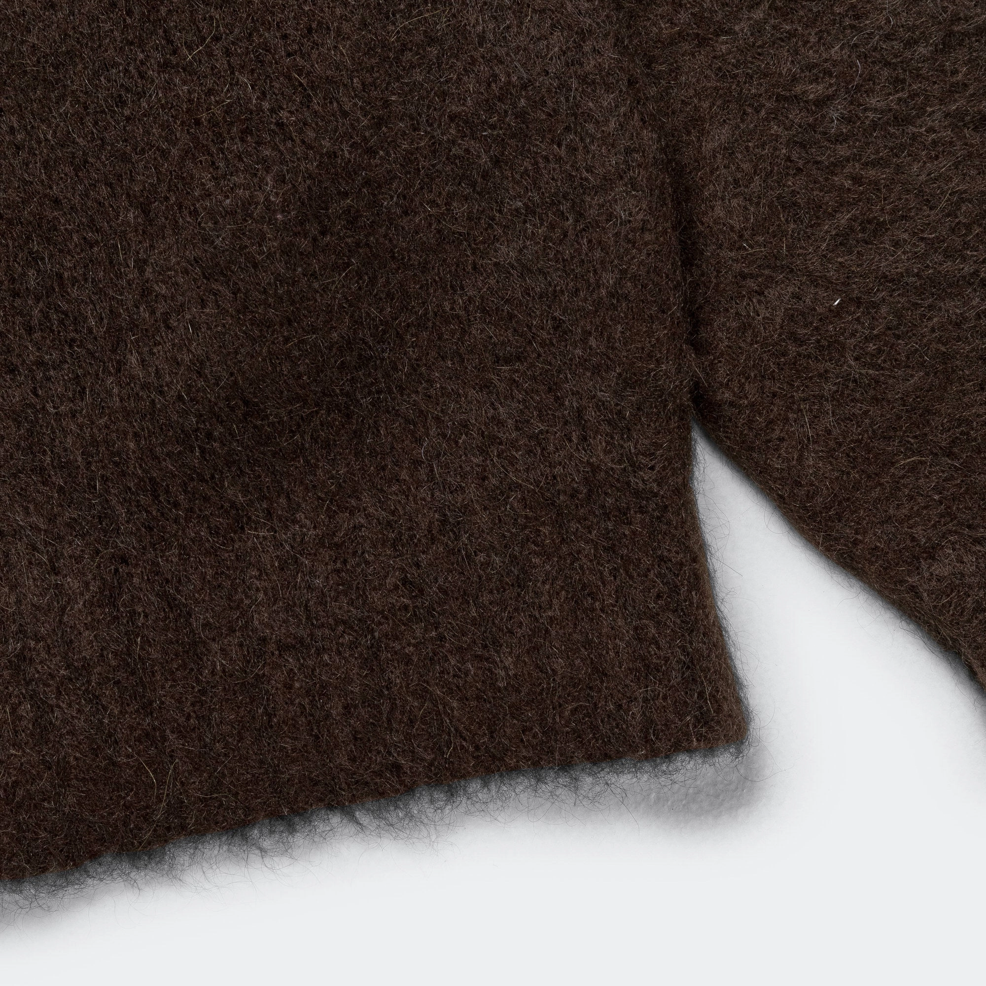 Mohair Cardigan - Brown