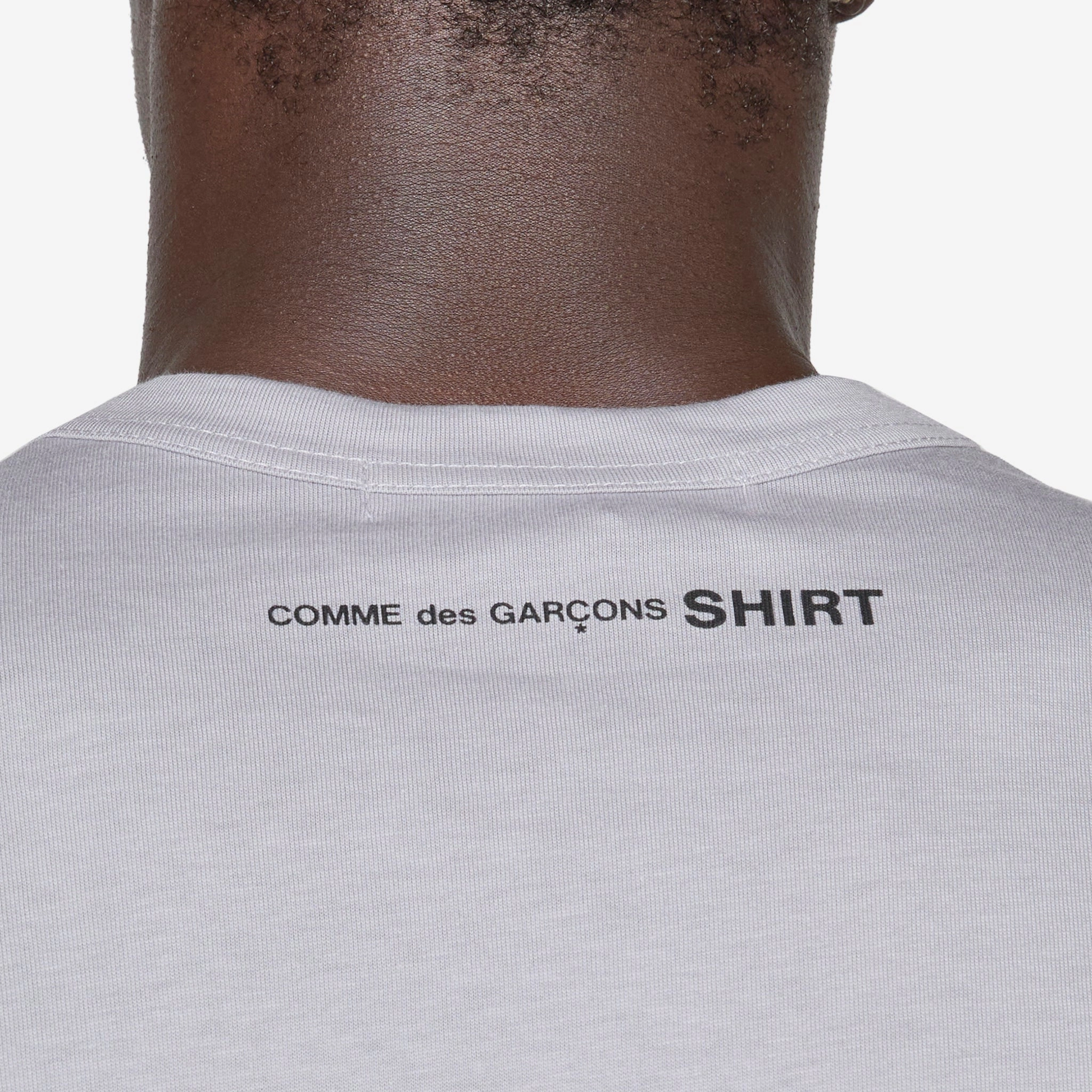 Neck Logo T-Shirt Grey