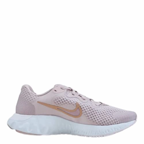 Nike Damen Renew Run 2 Running Shoe. Champagne/Metallic Red Bronze-Light Violet-White. 38.5 EU
