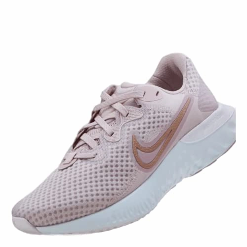 Nike Damen Renew Run 2 Running Shoe. Champagne/Metallic Red Bronze-Light Violet-White. 38.5 EU