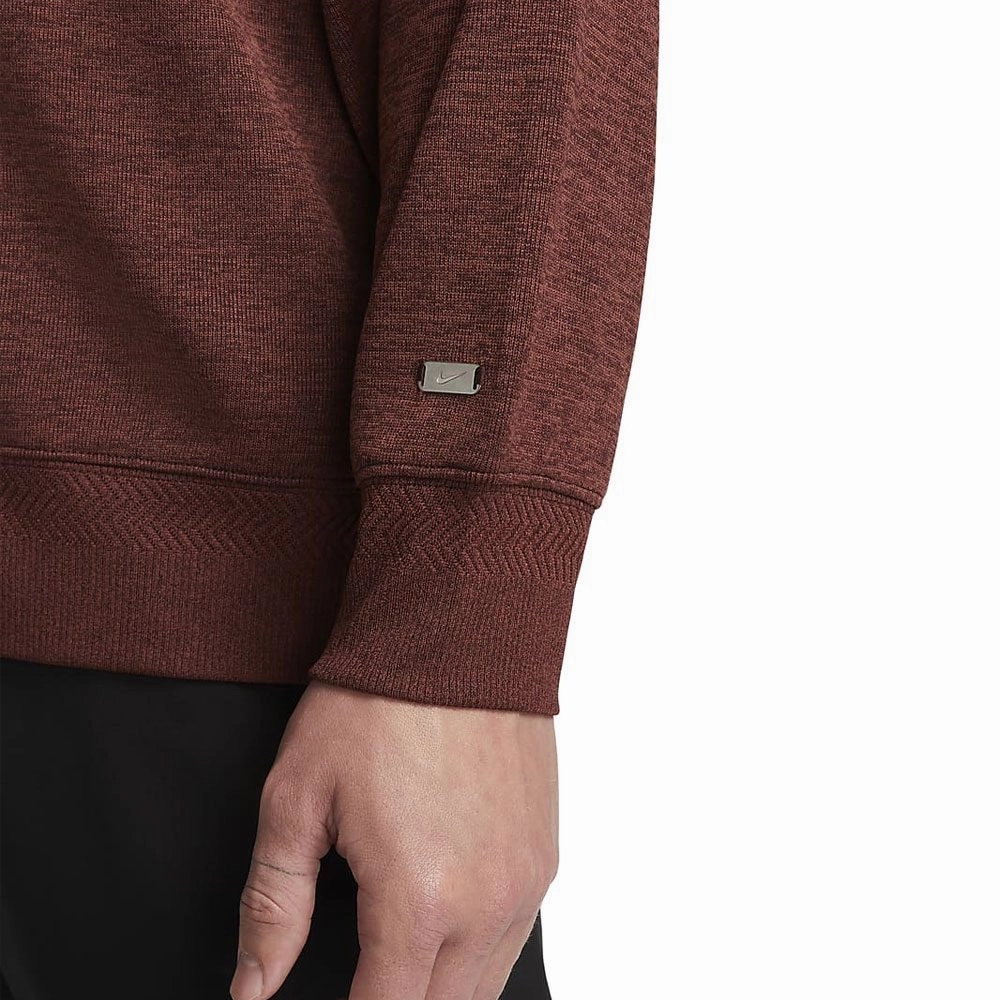Nike Dri-FIT Hoodie Golf Pullover Burgundy Crush/Dark Pony/Brushed Silver - FW23 Men