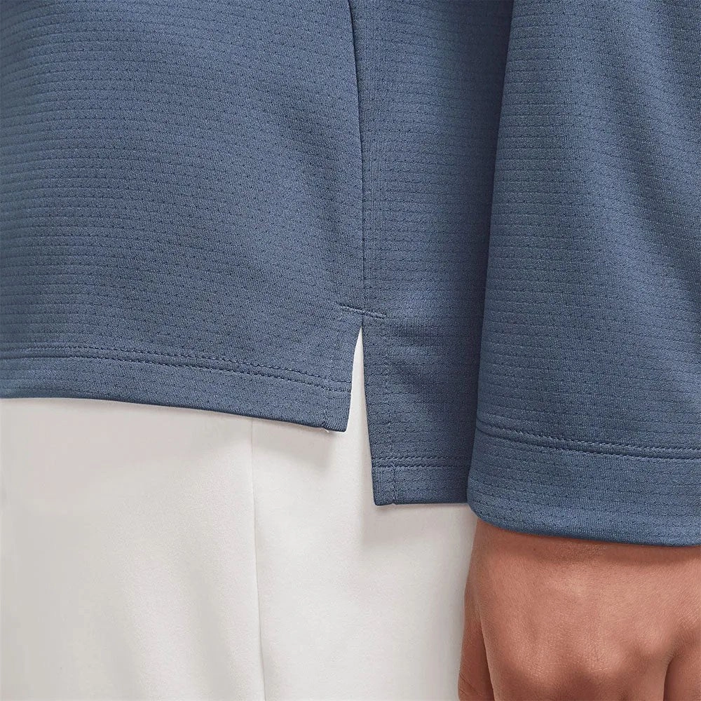 Nike Dri-FIT UV Advantage Crew Golf Mock Diffused Blue/White - FW23 Women