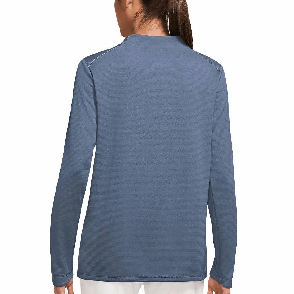 Nike Dri-FIT UV Advantage Crew Golf Mock Diffused Blue/White - FW23 Women