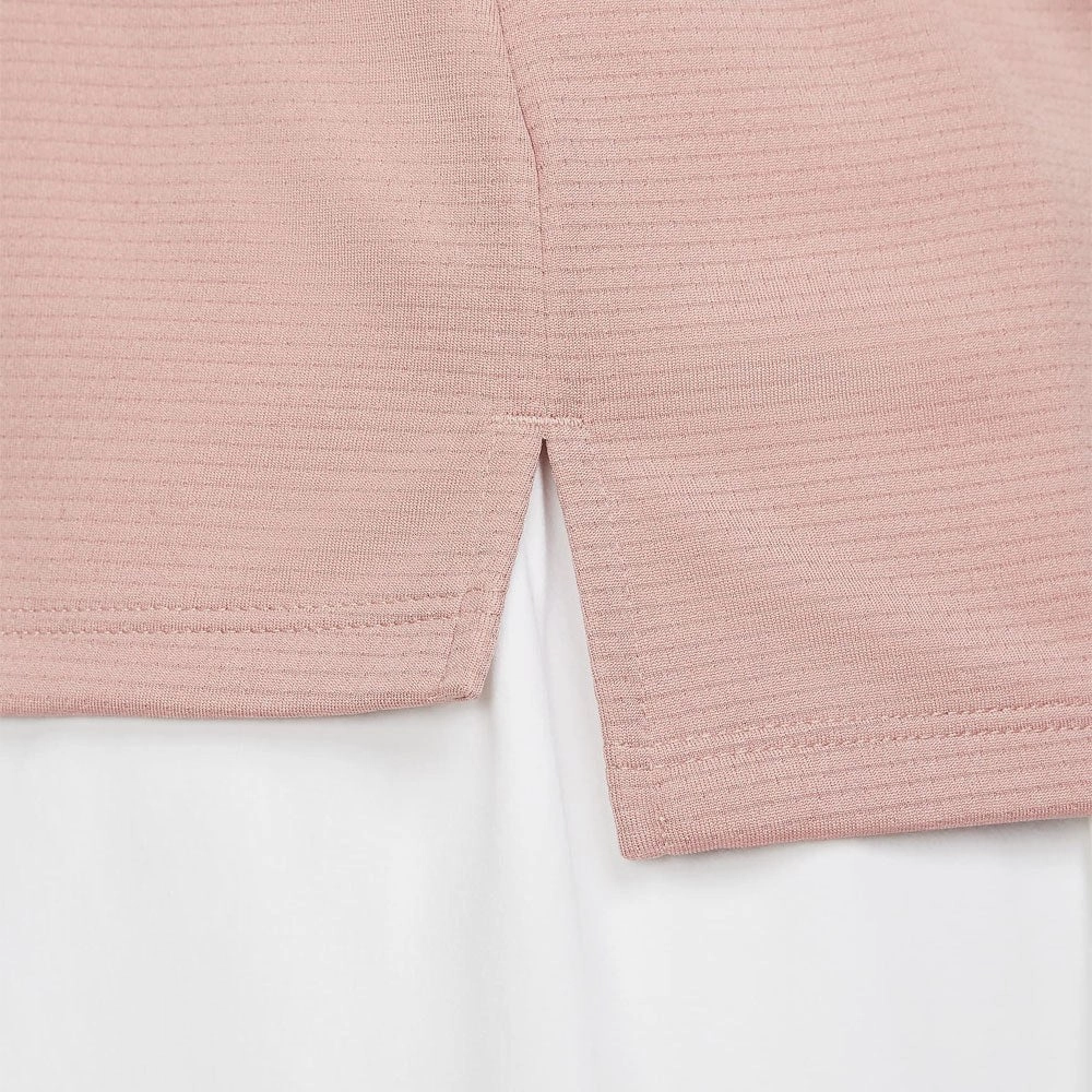 Nike Dri-FIT UV Advantage Crew Golf Mock Red Stardust/White - FW23 Women