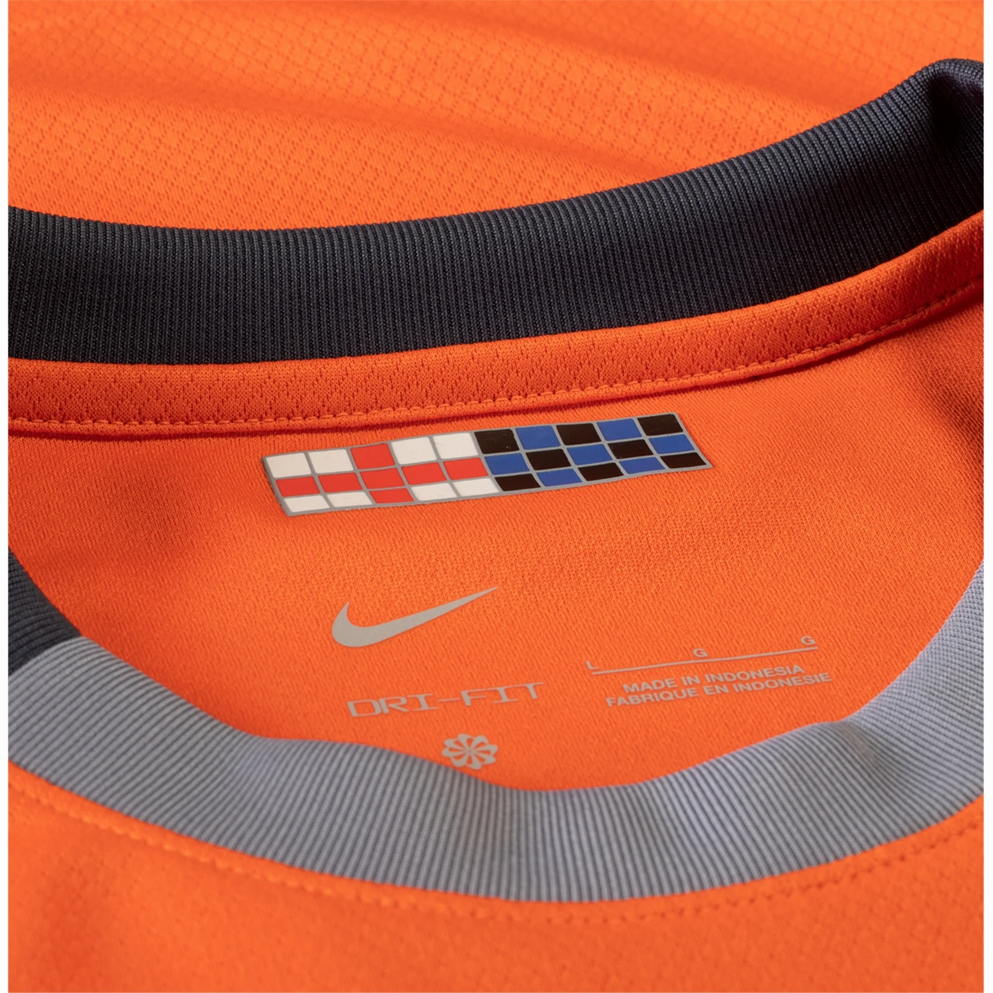 Nike Inter Milan Francesco Acerbi Third Jersey w/ Serie A   Copa Italia Patches 23/24 (Safety Orange/Thunder Blue)