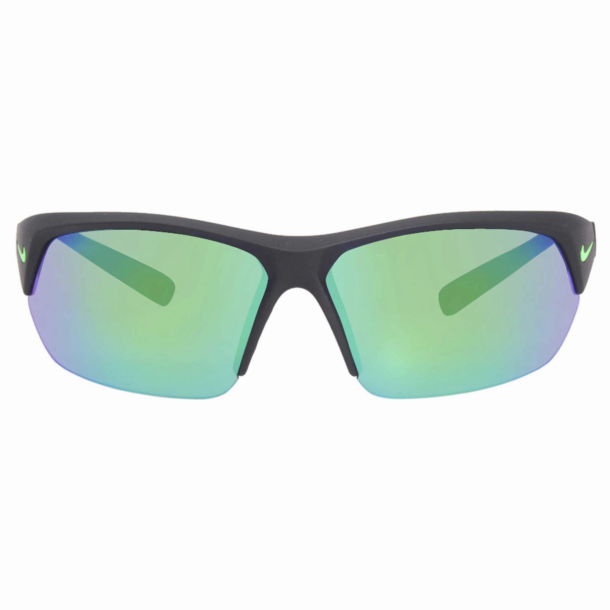 Nike Men's Sunglasses - Green Mirror Lens Rectangular Frame | SKYLON ACE EV1125 003