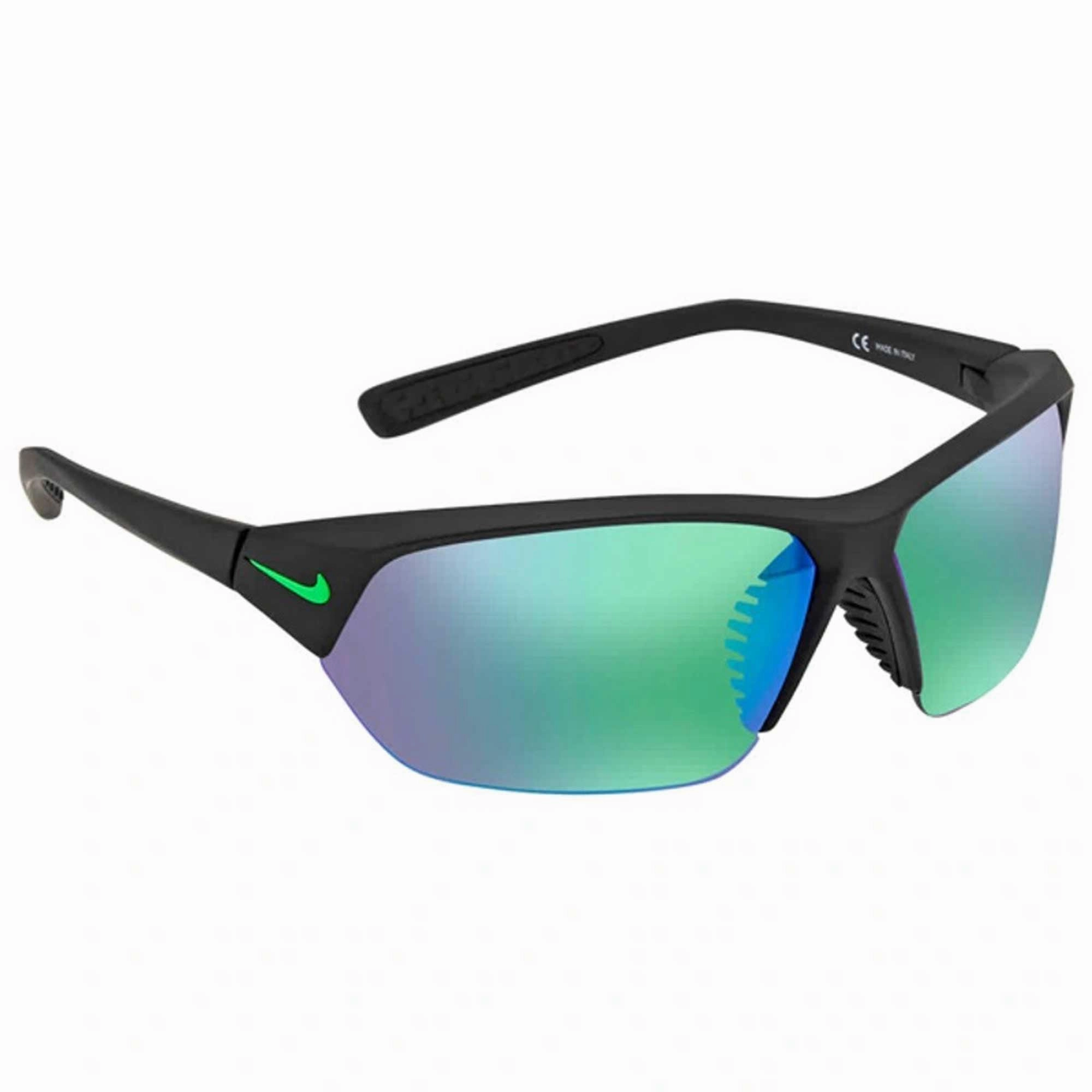 Nike Men's Sunglasses - Green Mirror Lens Rectangular Frame | SKYLON ACE EV1125 003