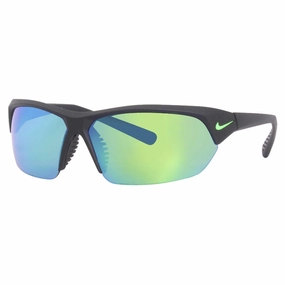 Nike Men's Sunglasses - Green Mirror Lens Rectangular Frame | SKYLON ACE EV1125 003
