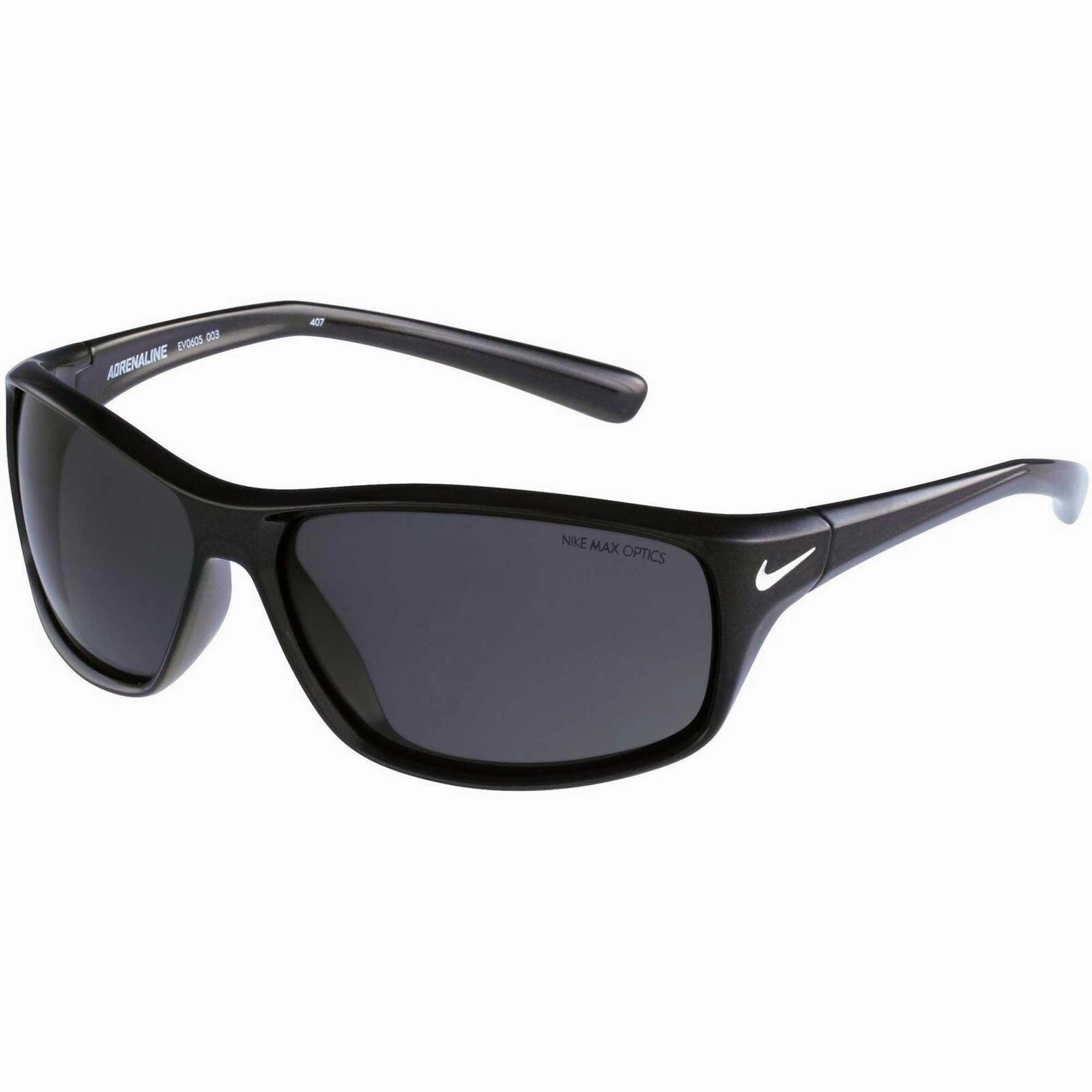 Nike Men's Sunglasses - Grey Silver Flash Lens Plastic Frame | ADRENALINE EV0605 003