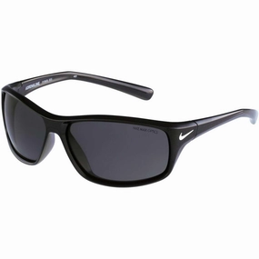Nike Men's Sunglasses - Grey Silver Flash Lens Plastic Frame | ADRENALINE EV0605 003
