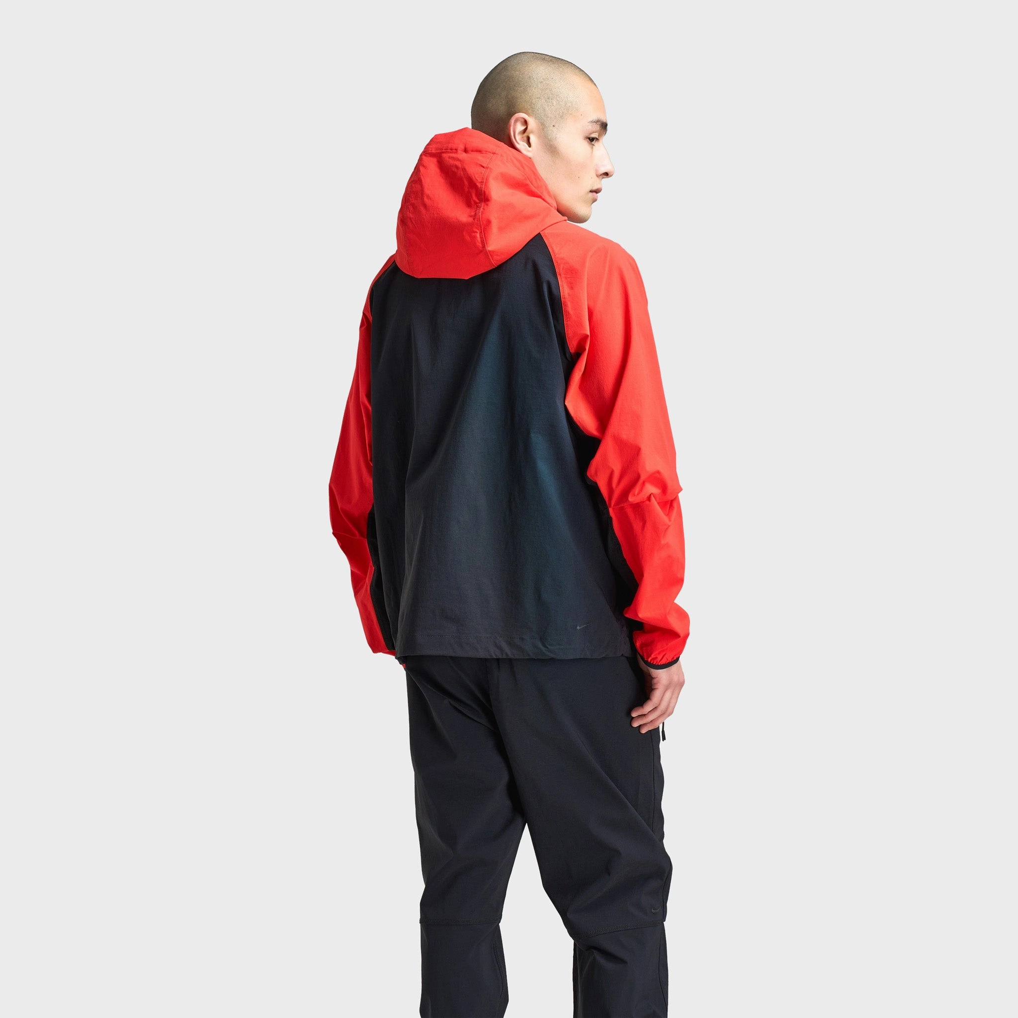 Nike Tech Woven Full Zip Windrunner Jacket Black / Lt Crimson - Black