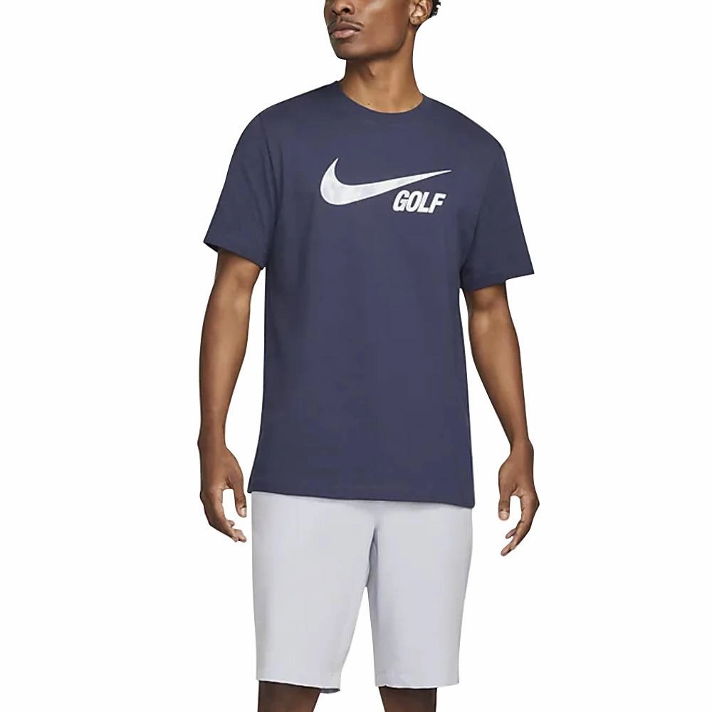 Nike Tee Swoosh Golf T-Shirt Midnight Navy - SS23 Men