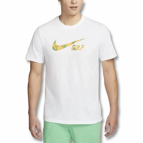 Nike Tee Swoosh Golf T-Shirt White - SS23 Men