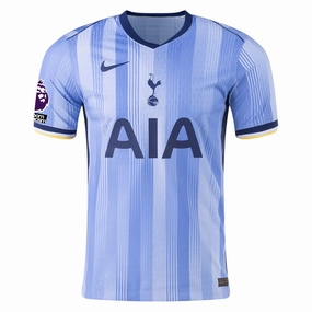 Nike Tottenham Authentic Away Jersey w/ EPL   No Room For Racism Patches 24/25 (Cobalt Bliss/Binary Blue)
