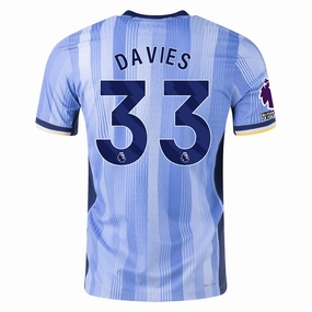 Nike Tottenham Ben Davies Authentic Away Jersey w/ EPL   No Room For Racism Patches 24/25 (Cobalt Bliss/Binary Blue)
