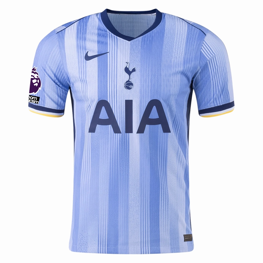 Nike Tottenham Ben Davies Authentic Away Jersey w/ EPL   No Room For Racism Patches 24/25 (Cobalt Bliss/Binary Blue)