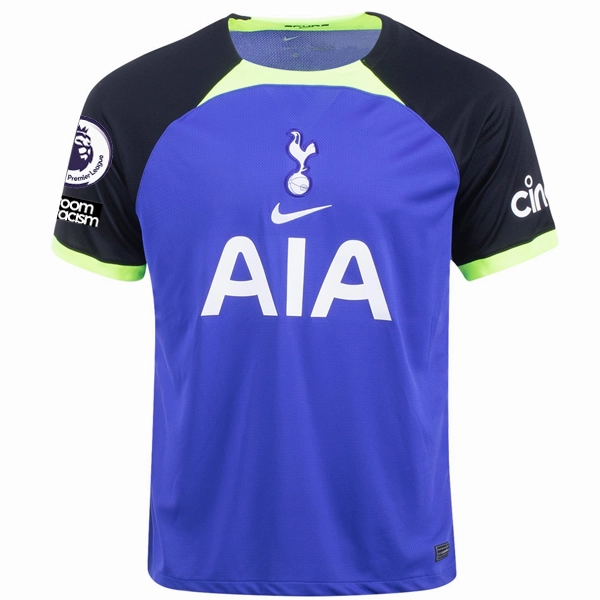 Nike Tottenham Hotspur Son Heung-Min Away Jersey w/ EPL   No Room For Racism Patches 22/23 (Lapis/Black/White)