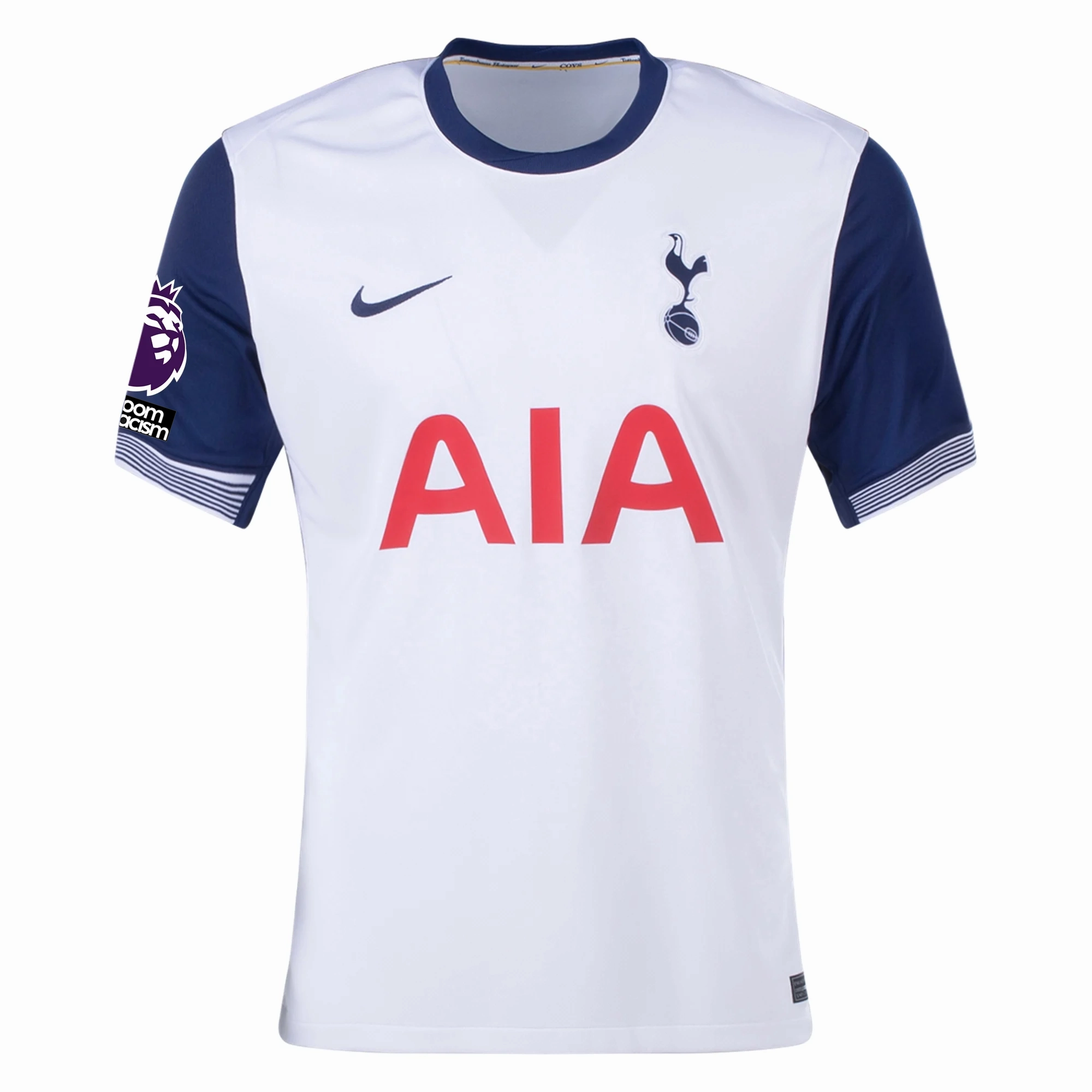 Nike Tottenham James Maddison Home Jersey w/ EPL   No Room For Racism Patches 24/25 (White/Binary Blue)