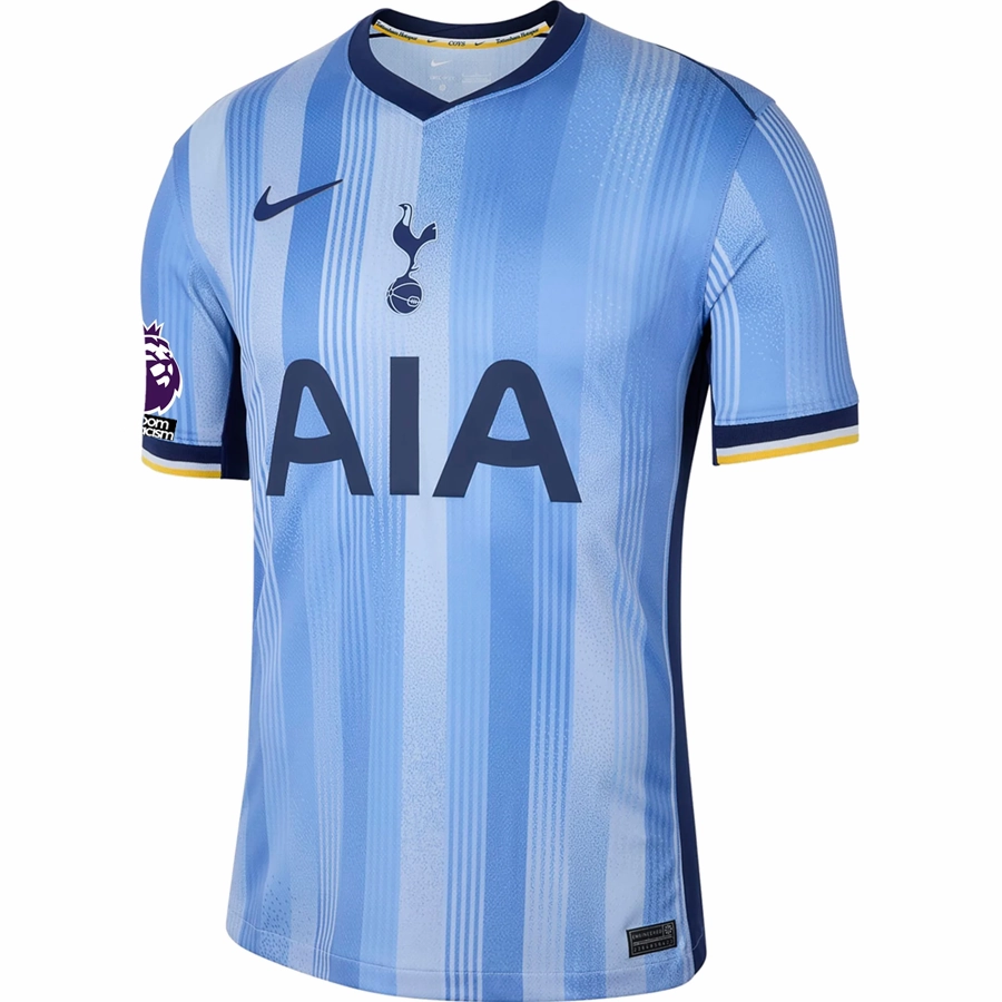Nike Tottenham Pierre-Emile Højbjerg Away Jersey w/ EPL   No Room For Racism Patches 24/25 (Cobalt Bliss/Binary Blue)