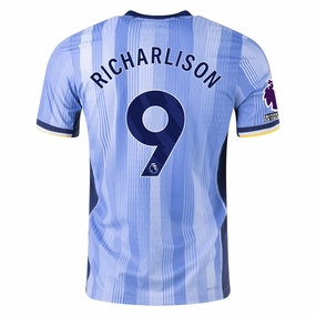 Nike Tottenham Richarlison Authentic Away Jersey w/ EPL   No Room For Racism Patches 24/25 (Cobalt Bliss/Binary Blue)
