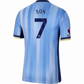 Nike Tottenham Son Heung-min Away Jersey w/ EPL   No Room For Racism Patches 24/25 (Cobalt Bliss/Binary Blue)